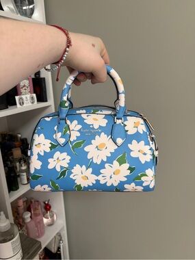kate spade Blue Floral Dome Satchel